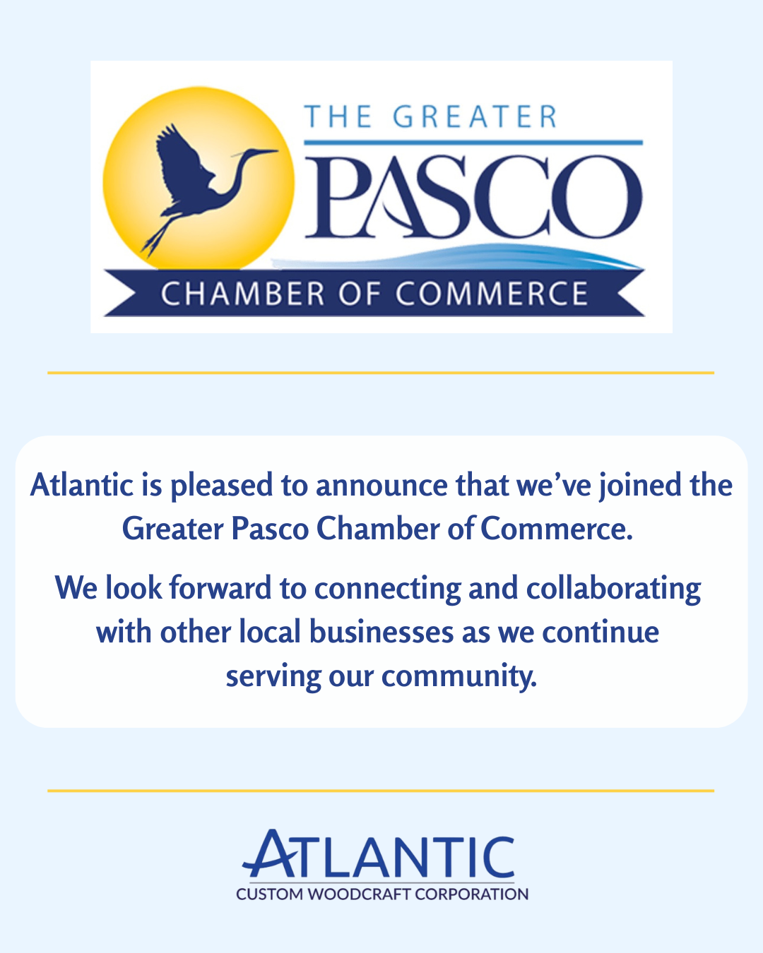 chamber announcement